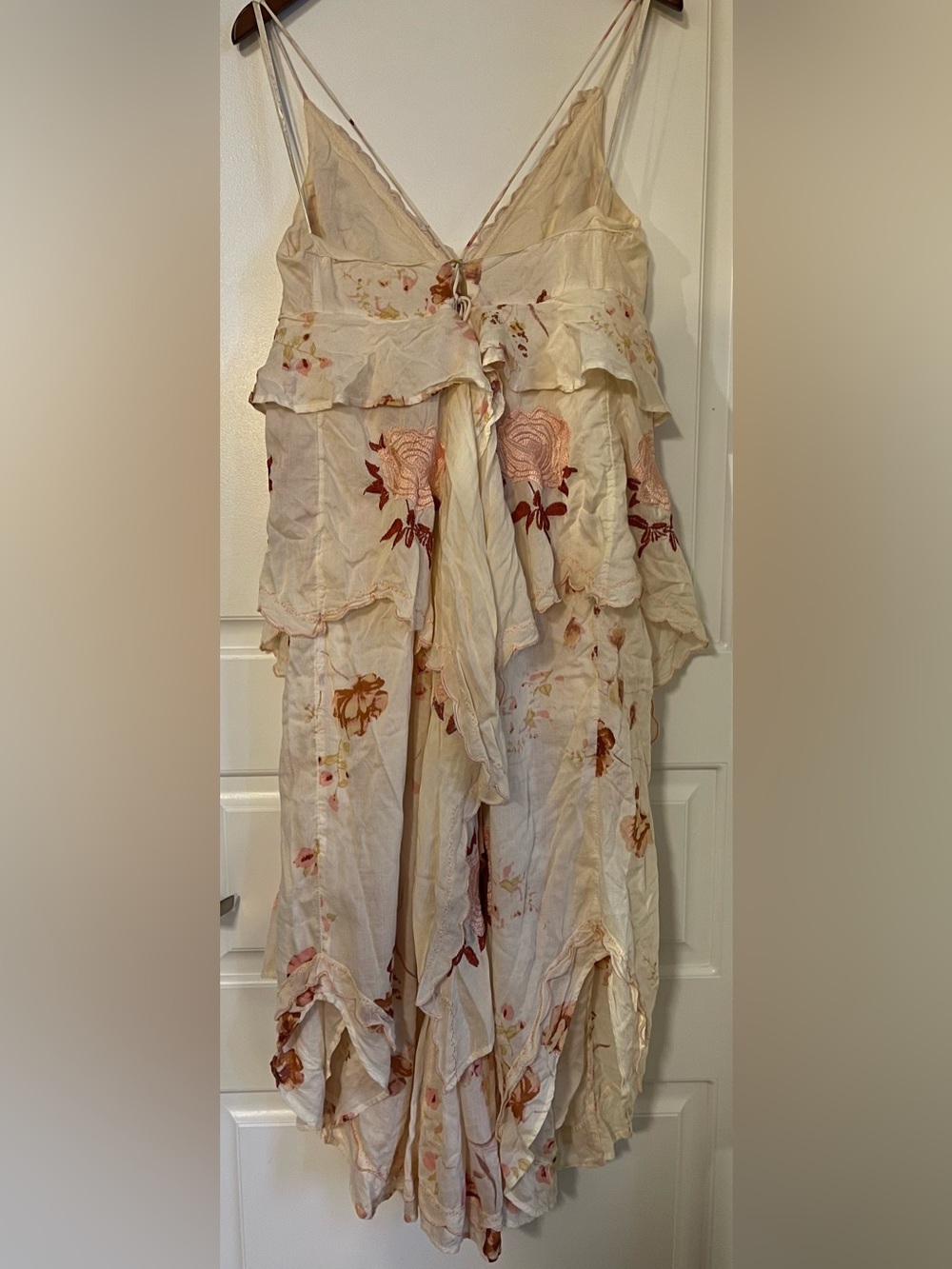 NWOT Free People Aubrey Embroidered Maxi Dress - Picture 10 of 15